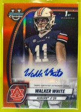 2024 Bowman Chrome U Walker White Prospect Auto Orange Refractor /25 #PA-WW