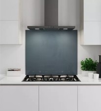 Alusplash 900 X 800mm Splashback Warm Grey and Petrol Blue