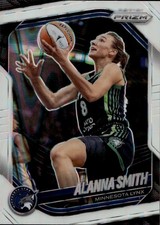 2025 Panini Prizm WNBA #101 Alanna Smith White Seismic Prizms
