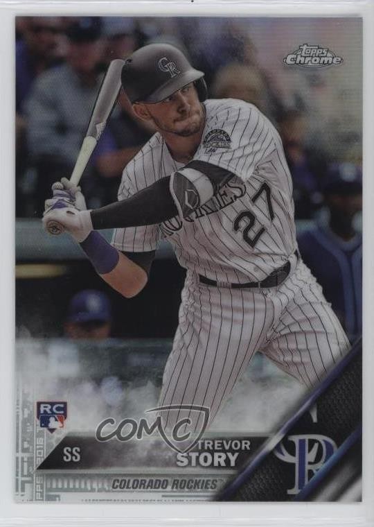 2016 Topps Chrome Refractor Trevor Story #45 18re