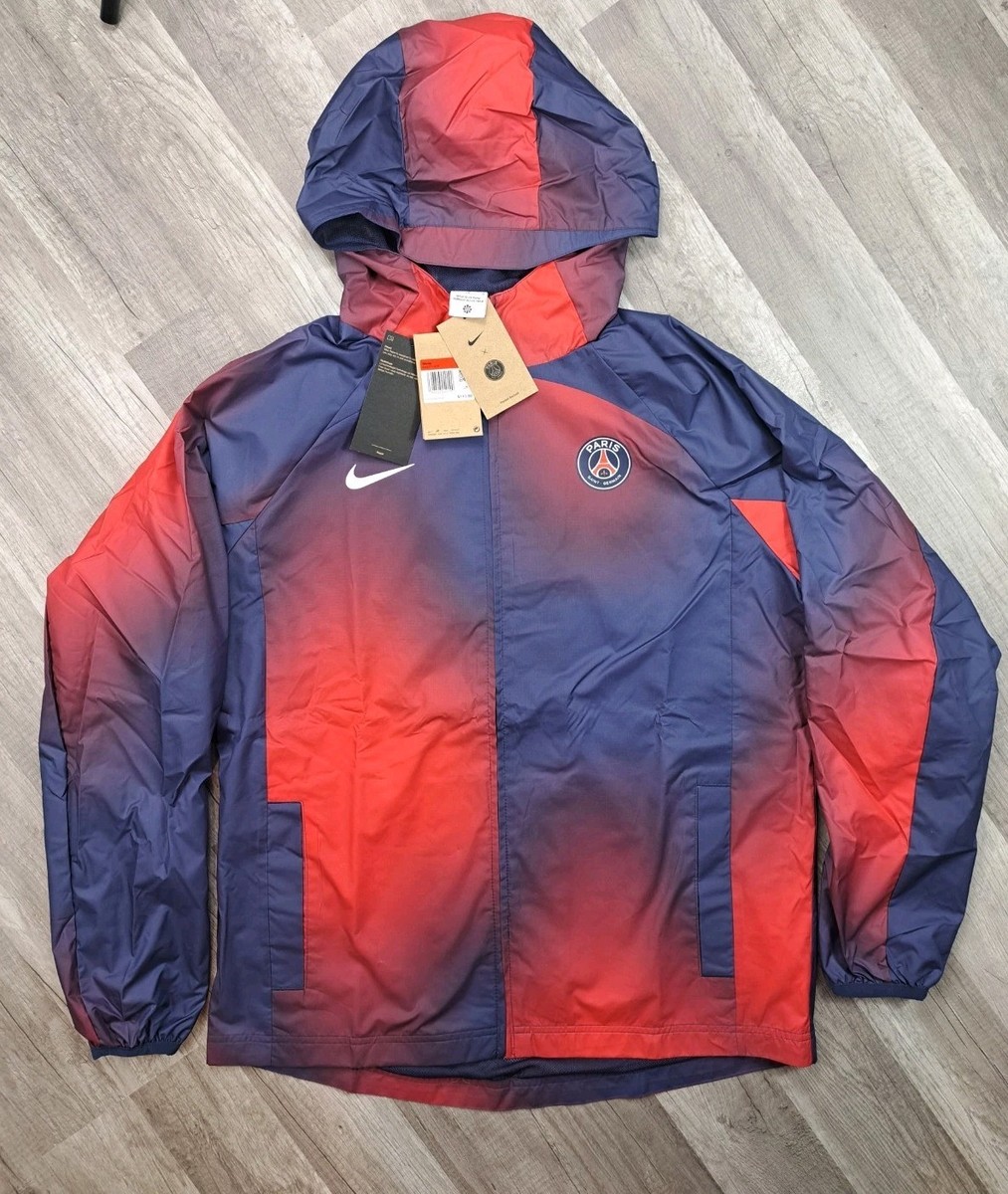 Nike Paris Saint-Germain ジャケット　Ｌサイズ Nike PSG Paris Saint-Germain Gradient Blue Rain Jacket Men's