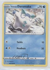 Galarian Darumaka Pokémon Sword & Shield Darkness Ablaze #043