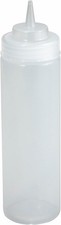 Wide Mouth Squeeze Bottles, 16 Ounce, Clear, Medium
