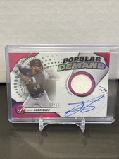 2024 Topps Pristine - Popular Demand Autograph Relics Julio Rodriguez Pink /15 