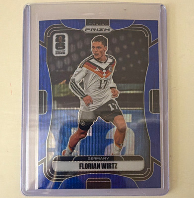 Panini 2026 Prizm FIFA World Cup Florian Wirtz Germany #60 Blue Wave /55