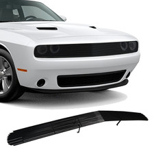 Fits 2015-2023 Dodge Challenger Aluminum Black Upper Billet Grille Grill Insert Fits 2015-2023 Dodge Challenger Aluminum Black Upper Billet Grille Grill Insert