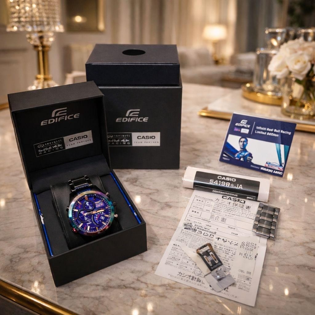 CASIO EDIFICE EQB-500RBB-2AJR Red Bull Racing Limited Solar