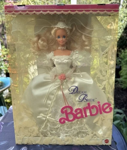 Barbie Dream Bride 1991 Vintage Lace Satin Wedding Dress  #1623 New