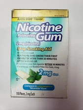 GoodSense Nicotine Gum 2 mg Arctic Mint Flavor 110 Pieces ( Exp. 05 / 2026 )