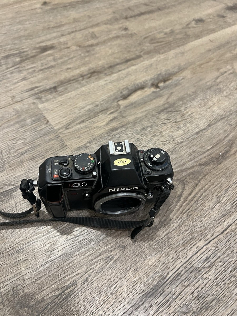 Nikon N2000 35mm Film Camera Body Vintage Untested For Parts or