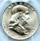 1963-D Franklin Half Dollar, PCGS MS64FBL