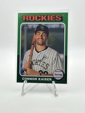 2024 Topps Heritage High Number Connor Kaiser #700 Green Border Colorado Rockies