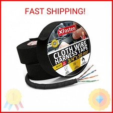 XFasten Wire Harness Tape, 3/4-Inch x 50-Foot 3-Pack , High Temp Wiring Loom Ha
