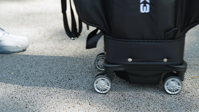 New PGM Golf Travel Bag with Wheels Telescoping Protective Cover