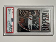 2019 Panini Prizm - #Get Hyped #8 Damian Lillard PSA 10 Low Pop!!