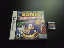 Sonic Classic Collection - Nintendo DS With Manual, Case, and Game CIB TESTED