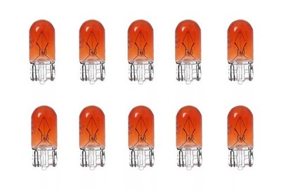 10 x WY5W MAXGEAR 12V 5W T10 Sockel W2,1x9,5d Blinkerbirnen Orange vision