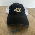 NFL Football Black Mesh Reebok Hat Adjustable Adult Size OSFA Black Baseball Cap