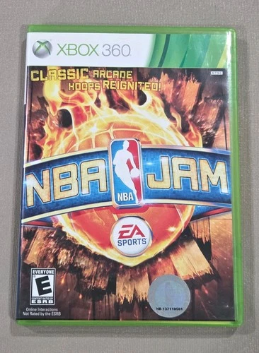 NBA Jam -Microsoft Xbox 360- Complete With Manual CIB- Mint Condition