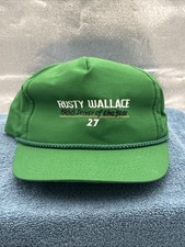 RARE Rusty Wallace 1988 Driver Of The Year SnapBack Green Rope Hat NASCAR