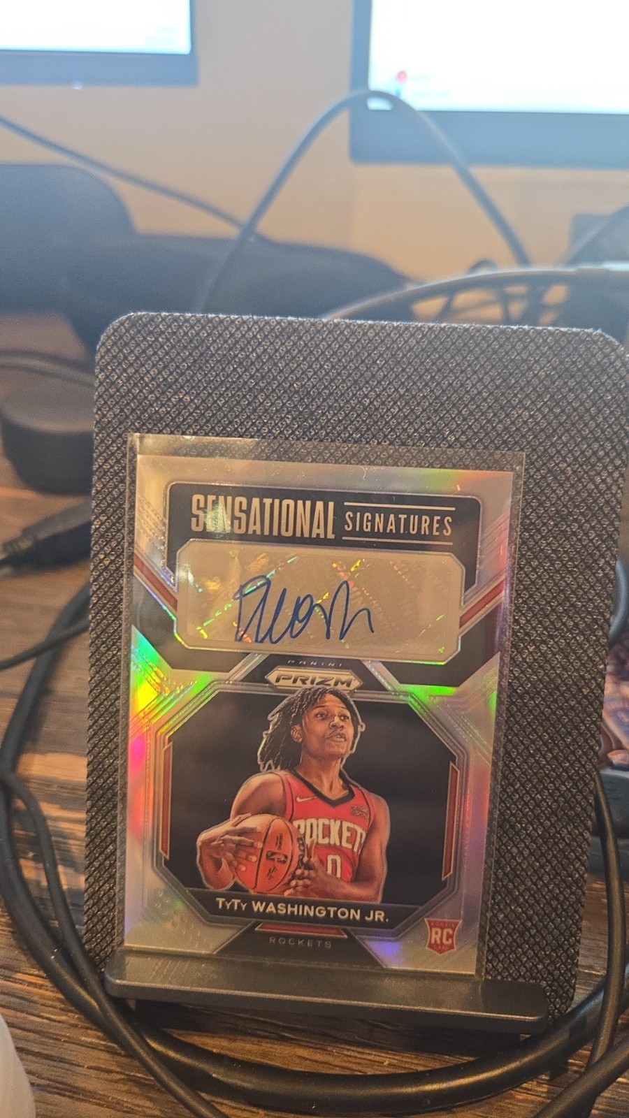 2022-23 Prizm TyTy Washington Jr. AUTO #SS-TY SILVER Sensational Signatures