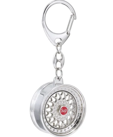 BBS Supreme キーホルダー クローム　ホイール　メタルチャーム Supreme x BBS RS Rim Keychain Chrome (BRAND NEW!)(In Box) | eBay