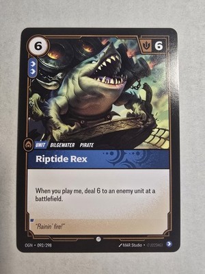 Riptide Rex 092/298 Origins Riftbound League of Legends