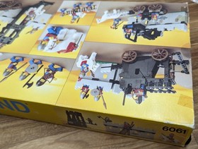 Lego 6061 Siege Tower Castle Original Box RARE Box Knights Vintage 6081 6086