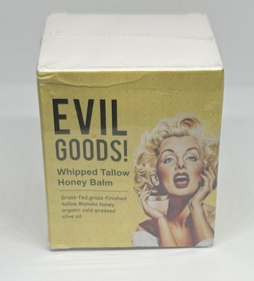 Evil Goods Whipped Tallow Honey Balm Lavender Anti Aging Moisturizer 4.23oz