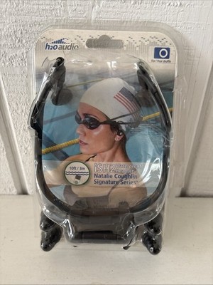 h2o Audio iSH2 Waterproof Headset Natalie Coughlin Signature Series 