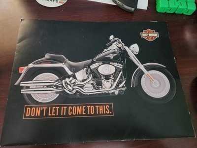 Harley Davidson Factory Flyer '' Dont Let IT Get To This'' Noise Campaign Complete