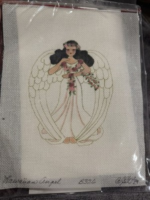 Joan Thomasson Stitchin' Stuff  Angel Ornament Needlepoint Kit
