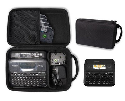 CaseSack Label Maker Case Customized for Brother P-Touch PT- Small, Black