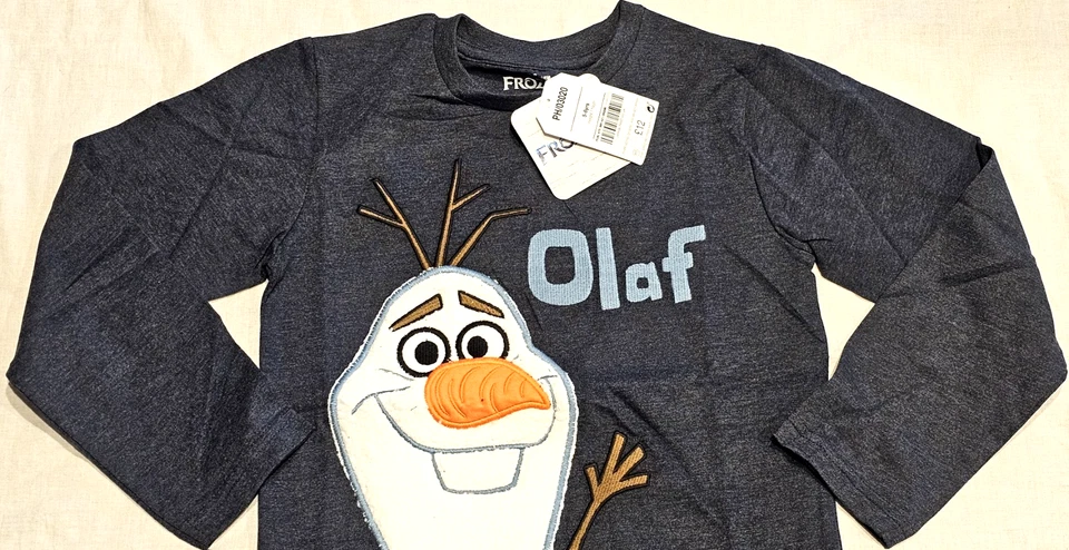 Camisa Next Direct Disney Olaf Gris Nueva Con Etiquetas Nueva 5-6 Foto 4 de 4