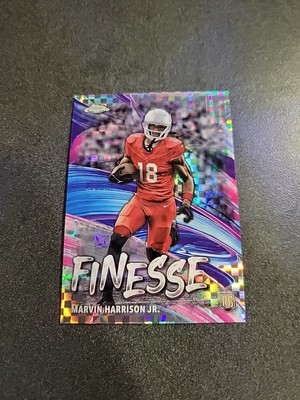 2024 Topps Chrome Marvin Harrison Jr Finesse X-Fractor #F-5 (RC) Cardinals