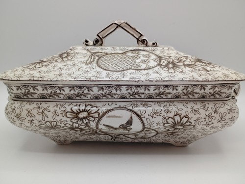 Staffordshire Victorian Large Soup Tureen ~ DEVONSHIRE 1885READ