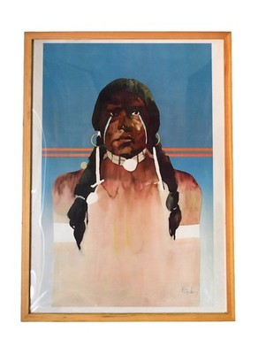 Bart Forbes Signed American Indian Poster Southwestern Art