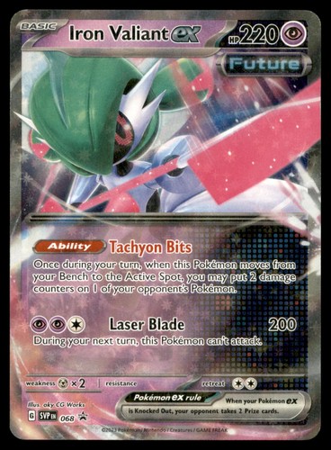 Iron Valiant ex 068 Holo Promo Scarlet & Violet Promo Pokemon Near Mint