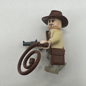 LEGO Minifigure Indiana Jones Tan Open Collar Shirt iaj033 7199