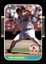 Tom Seaver 1987 Leaf #263 Boston Red Sox MLB READ FREE SHIPPING AutographDen