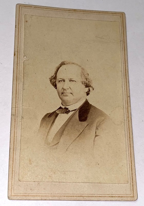 Rare Antique ID'd Famous Inventor NY Iron Manufacturer & Millionaire CDV Photo!