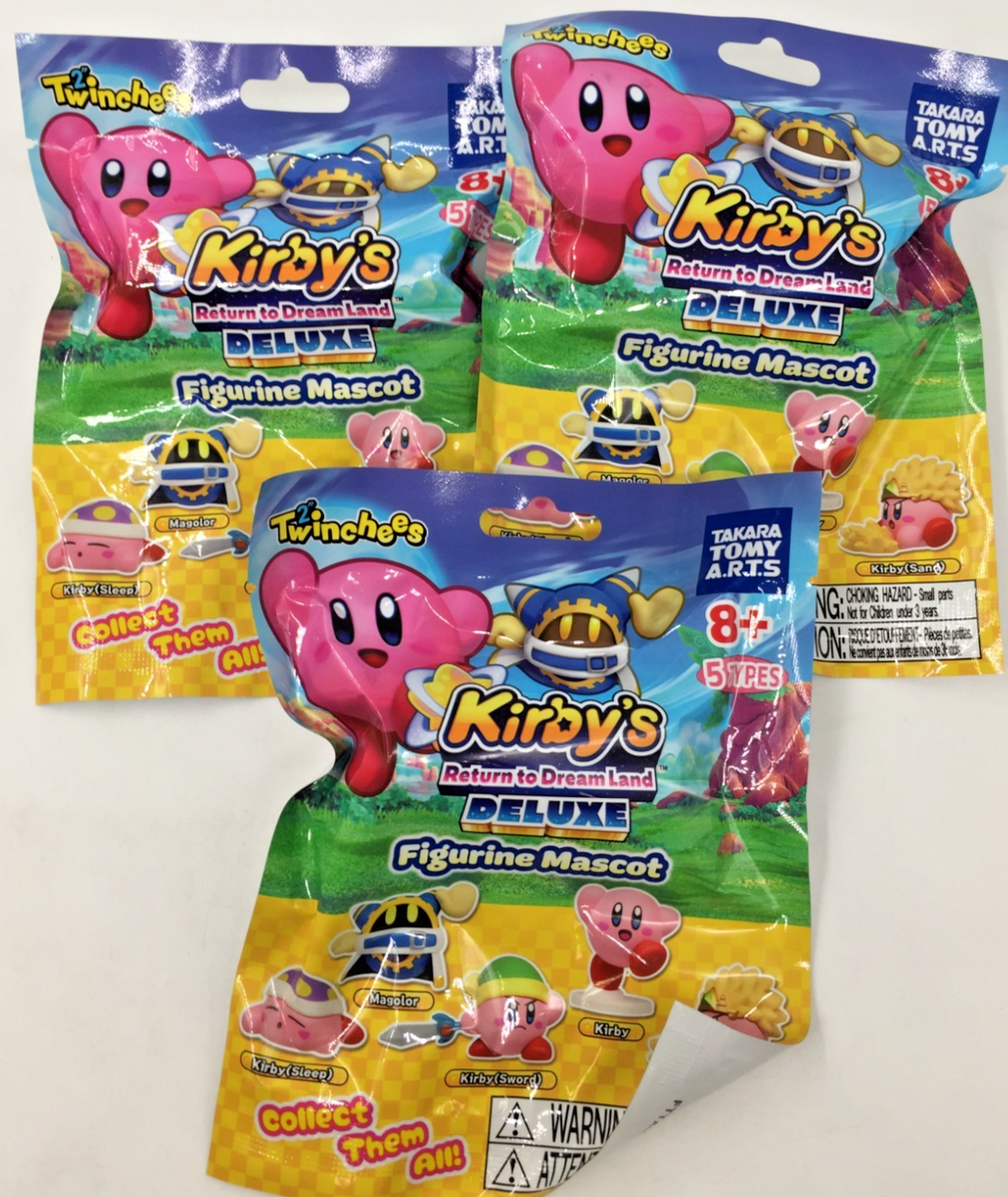 3x Kirby's Return to Dreamland Deluxe Mascot Twinchees Three