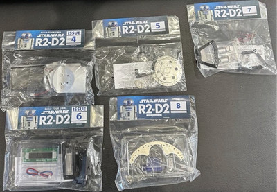 Star Wars R2-D2 Model Kit Parts Issues 4-8 Science Fiction & Horror ( All)