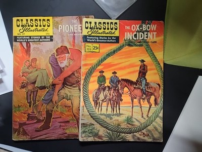 1955 #125 CLassics OX-BOW INCIDENT - CLARK & 1947 #37 THE PIONEERS - COOPER WOW!