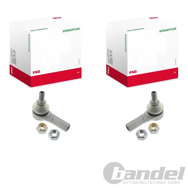 2X Schaeffler FAG Spurstangenkopf Vorne Passend FüR Nissan Pixo Opel Agila-image