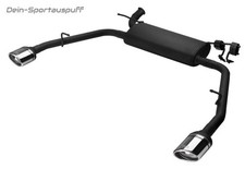 Ulter Duplex Sportauspuff Renault LAGUNA 3 GRANDTOUR 2008- 120x80mm oval