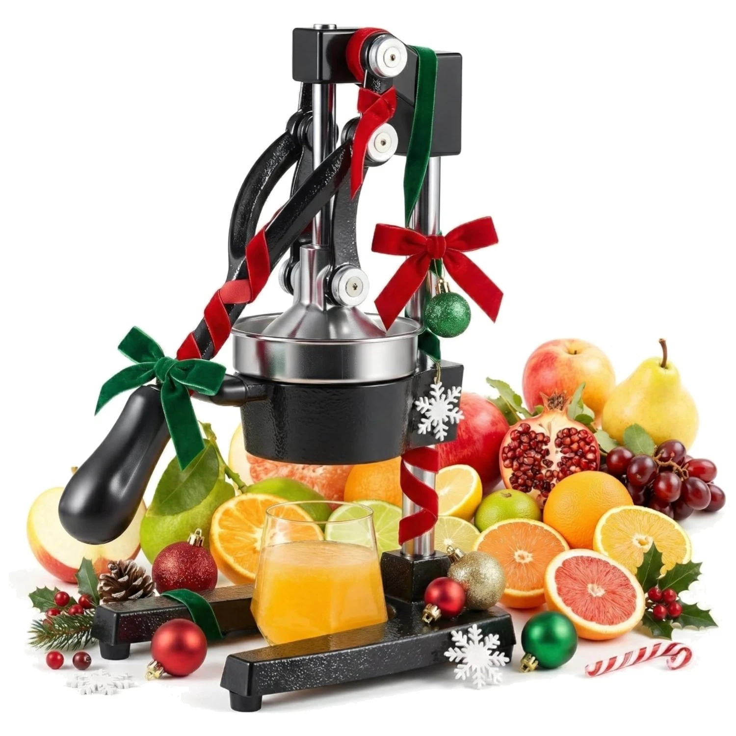 Manual Citrus Juicer, Commercial Grade Cast Iron Orange Juicer, Professional ...