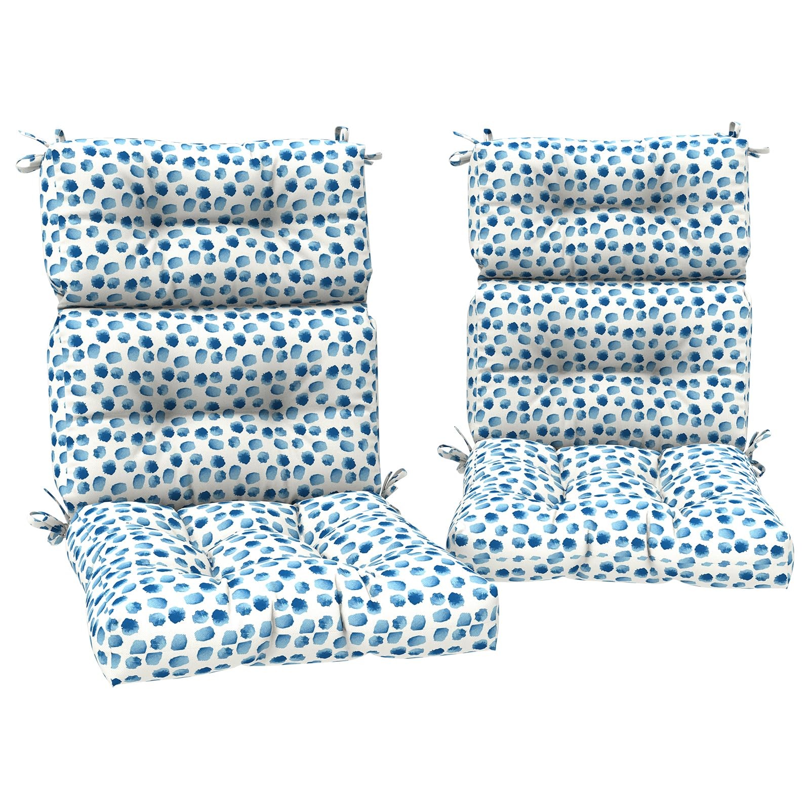 Cushions Set Of 2, Water Repellent Tufted Rocking Sea...