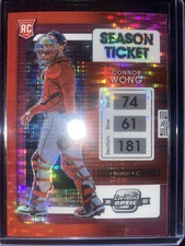 2022 Panini #11 Connor Wong Rookie Contenders Optic Pink Pulsar Red Sox