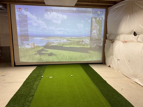14x9 Golf Simularor Carl's Place Premium Impact Screen